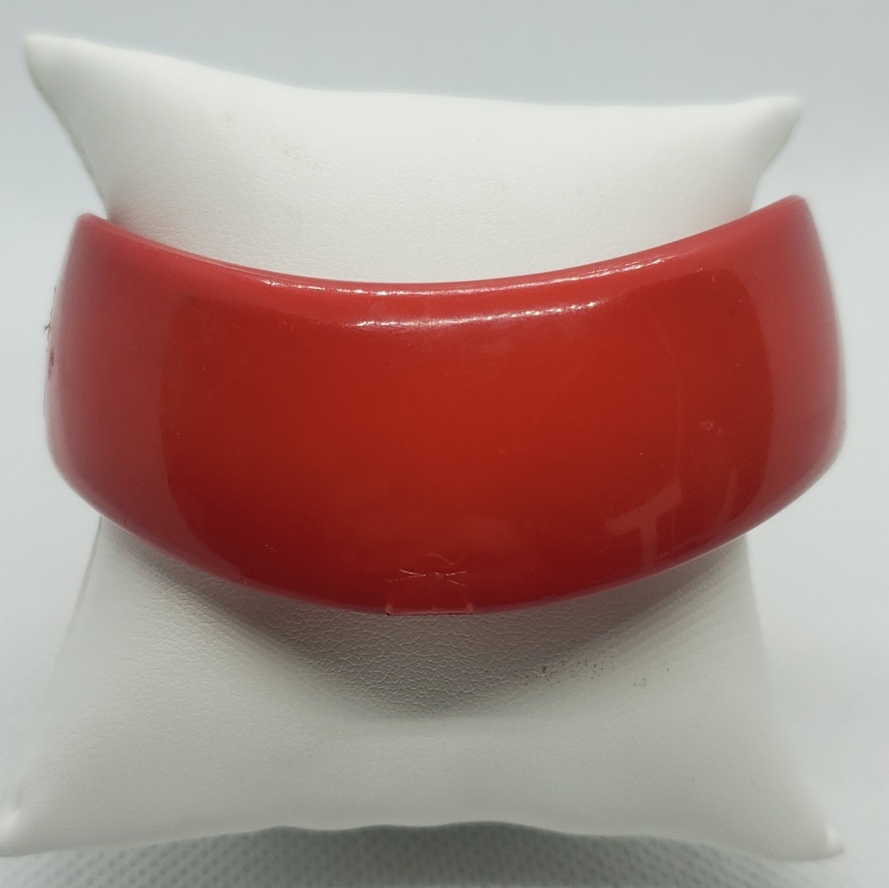 🍋 Vintage Retro Red Wavy Bracelet - Picture 3 of 6